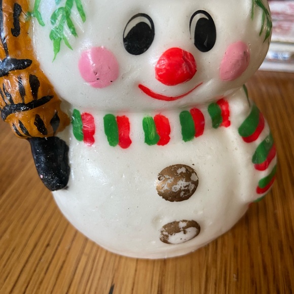 Vintage Frosty Snowman Candle - Picture 4 of 4